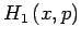$\displaystyle H_{1}\left(x,p\right)$