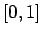 $ \left[0,1\right]$